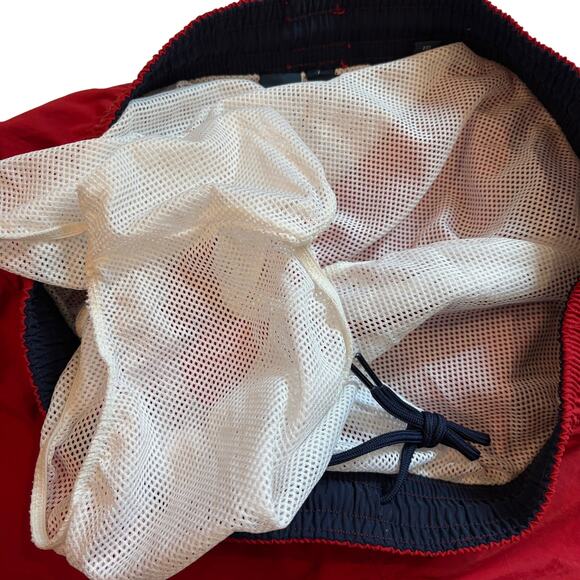 Polo Ralph Lauren Swim Trunk Shorts Mens 2XL RED Lined Pockets Preppy Lifeguard - Picture 5 of 10